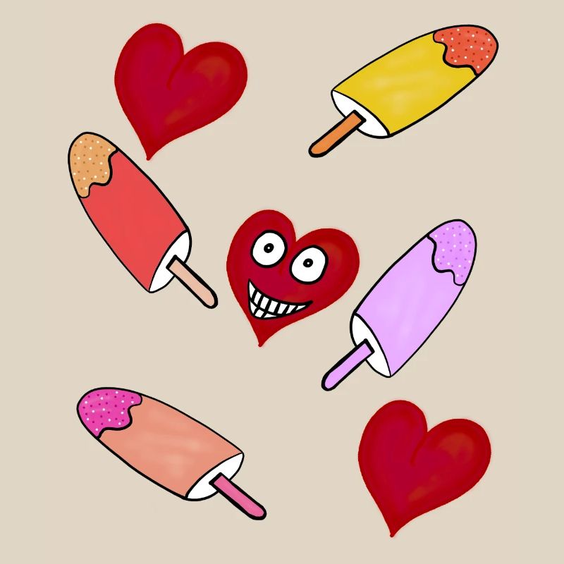 Eis Eiskrem Eiscreme  Kinder
