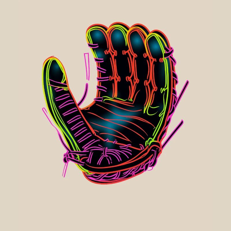 Baseball Glove Synthwave