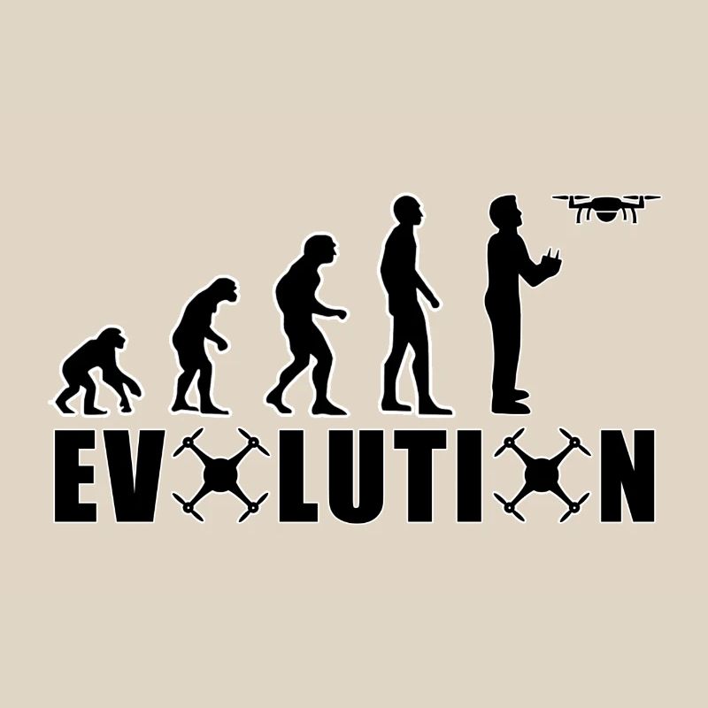 EVOLUTION DROHNE Geschenk Bodenpilot Fliegen