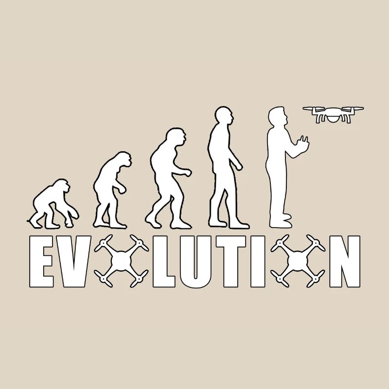 EVOLUTION DROHNE Geschenk Bodenpilot Fliegen