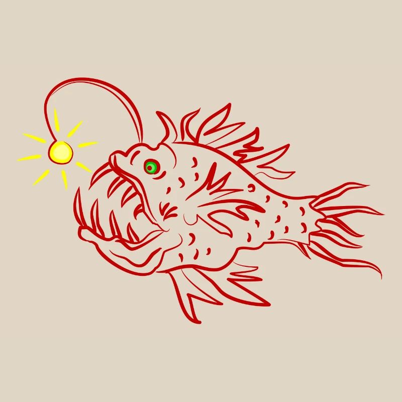 A lantern fish