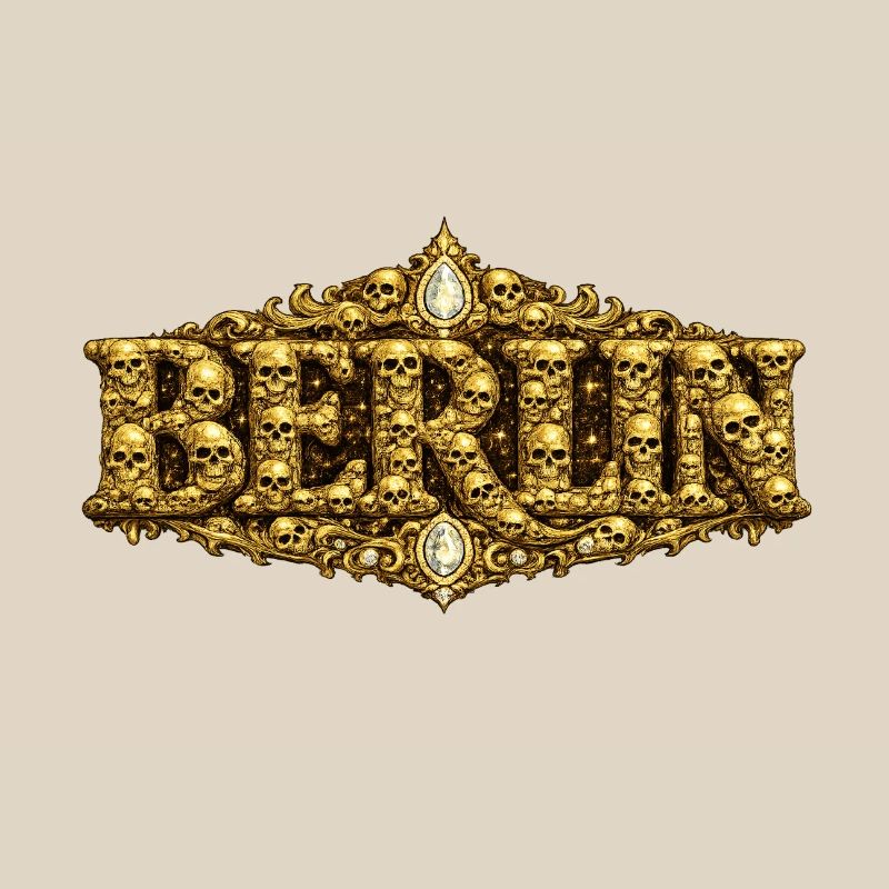 Baroque BERLIN with skull