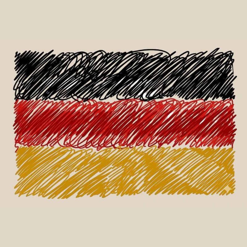 German Flag Scribble