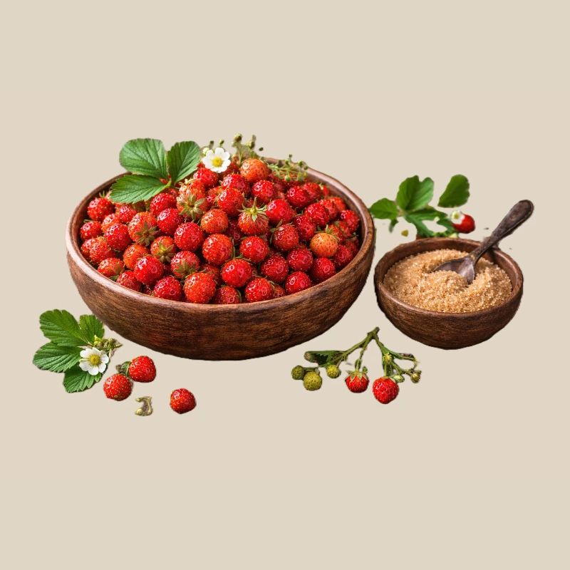 Erdbeeren Waldbeeren