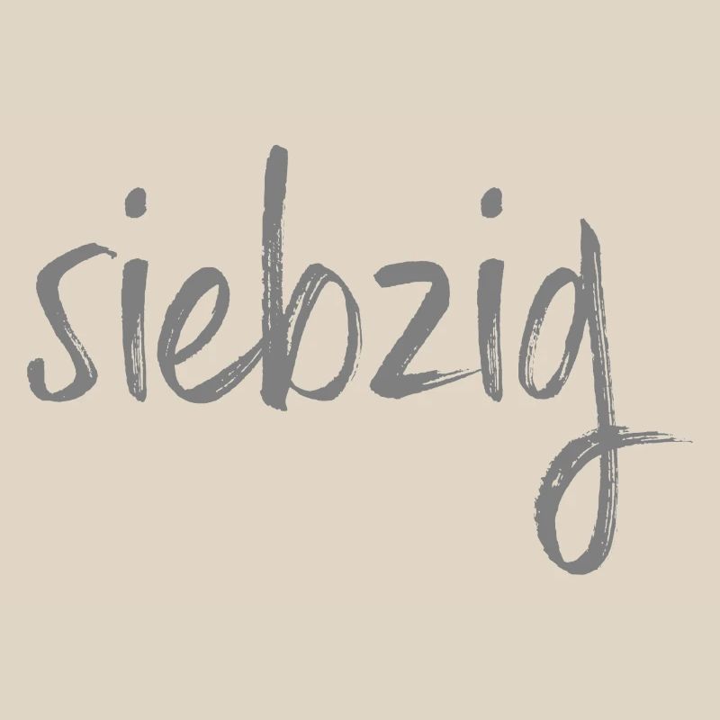 70 siebzig 70. Geburtstag Geschenk Geschenkidee