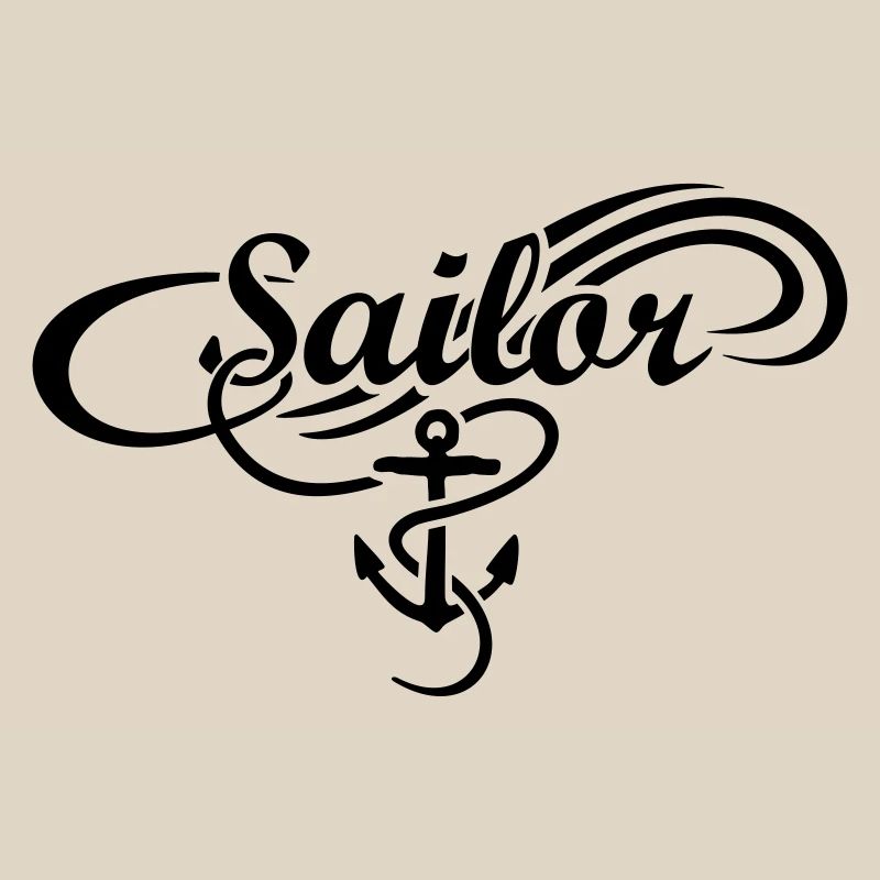 Sailor Waves Anchor Sail Sailing