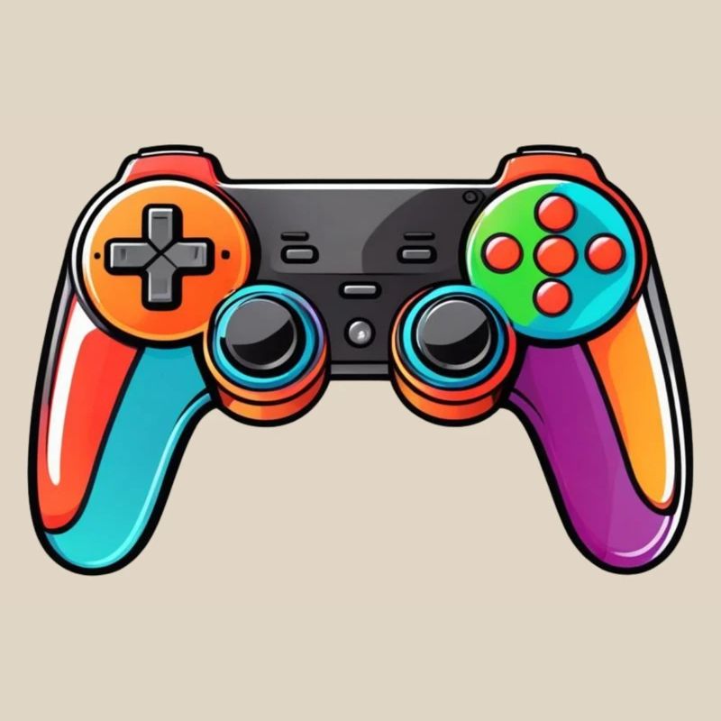 Gamepad Controller Farben Bunt