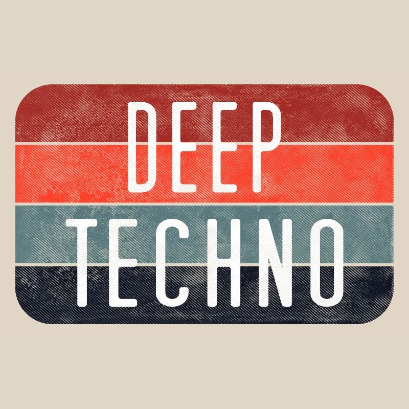 Deep Techno Gradient Stripes