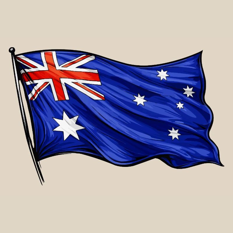 Australia Flag Pattern