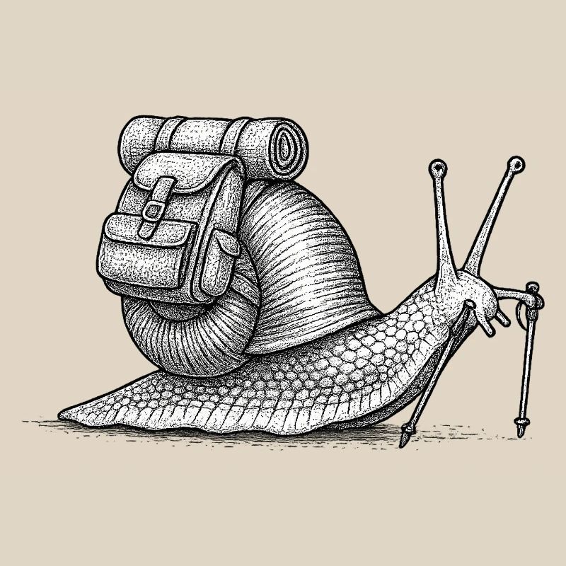 Snail Trekker with Pack
