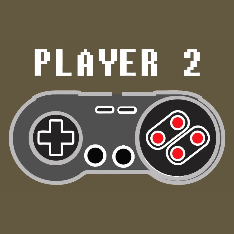 Player 2 Pixel Controller Graphic
