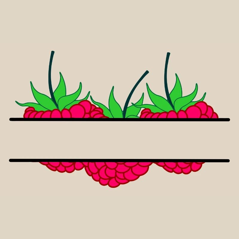 Raspberry banner red raspberry