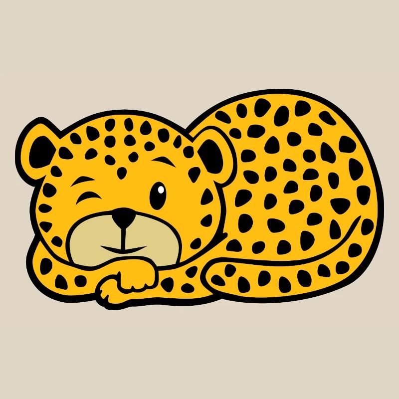 Sleeping Leopard