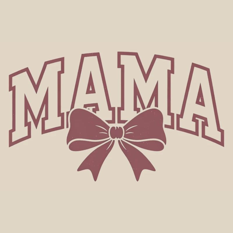 Mama Statement – Elegant Mama Bow Design