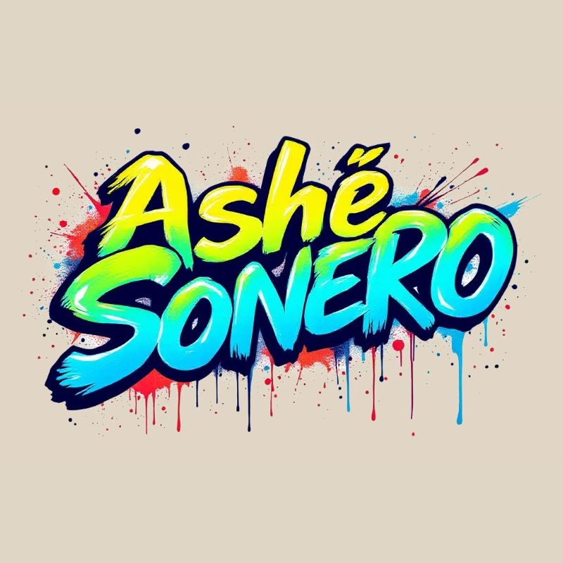 Ashe Sonero Graffiti-Regenbogen
