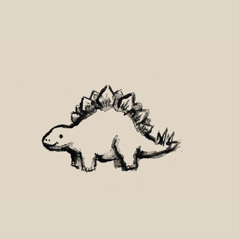 Friendly Stegosaurus