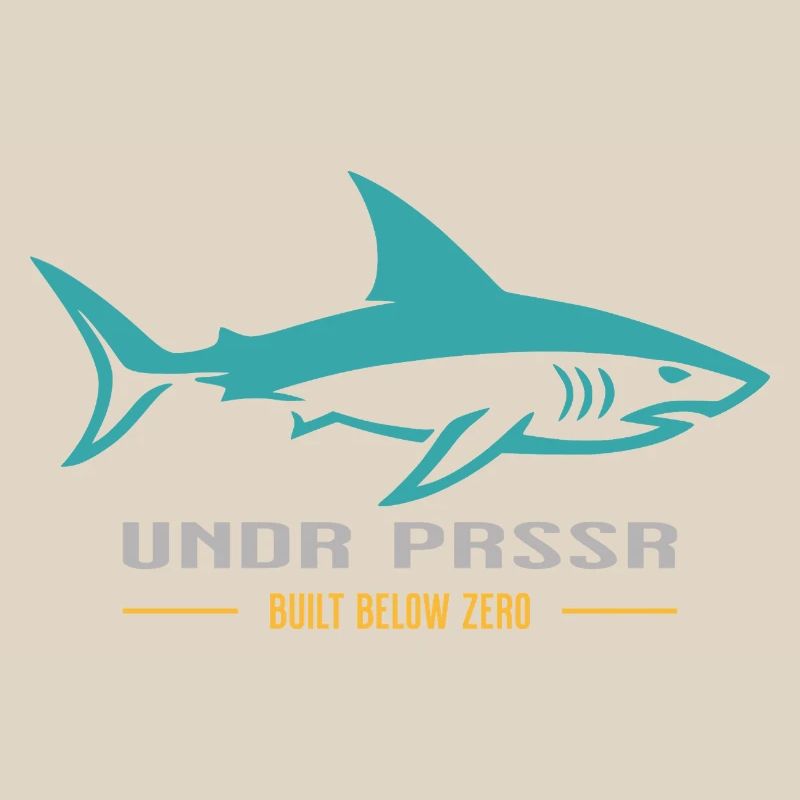 Requin UNDR PRSSR Plongeur Plongeur Construit en dessous de zéro