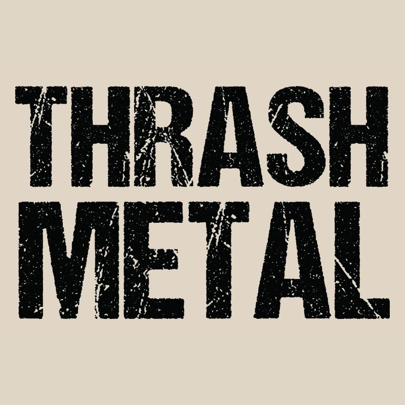 Thrash Metal Bold Typography