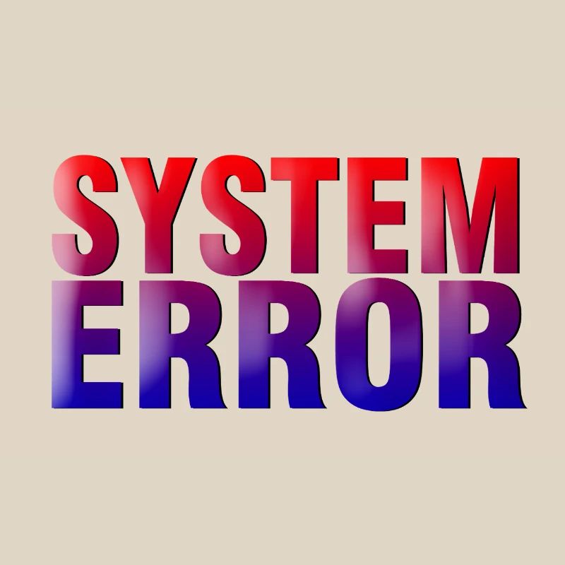 Erreur système Gradient Typo