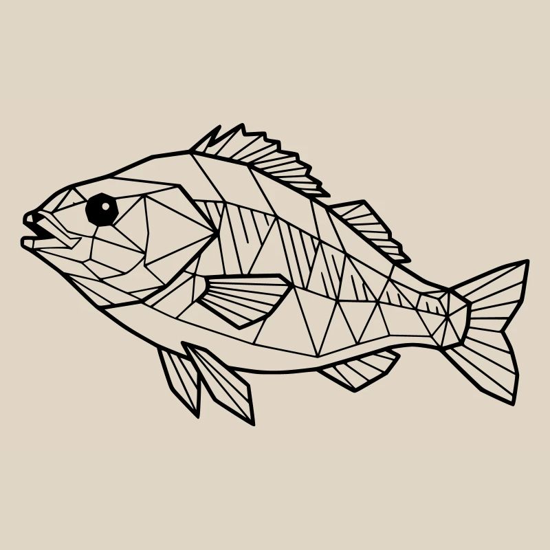 Geometric Perch Low Poly