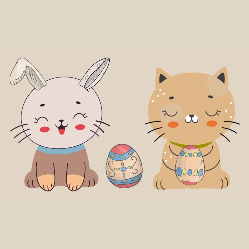 Cute Cats Easter