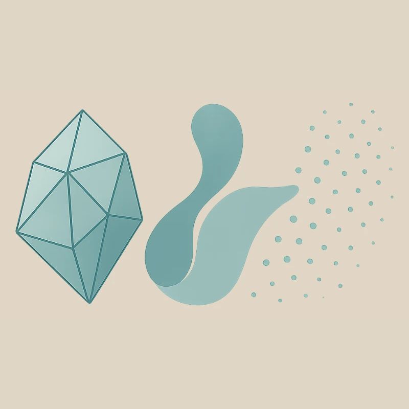 Solid, Liquid, Gaseous - Physics Design 3 Phases