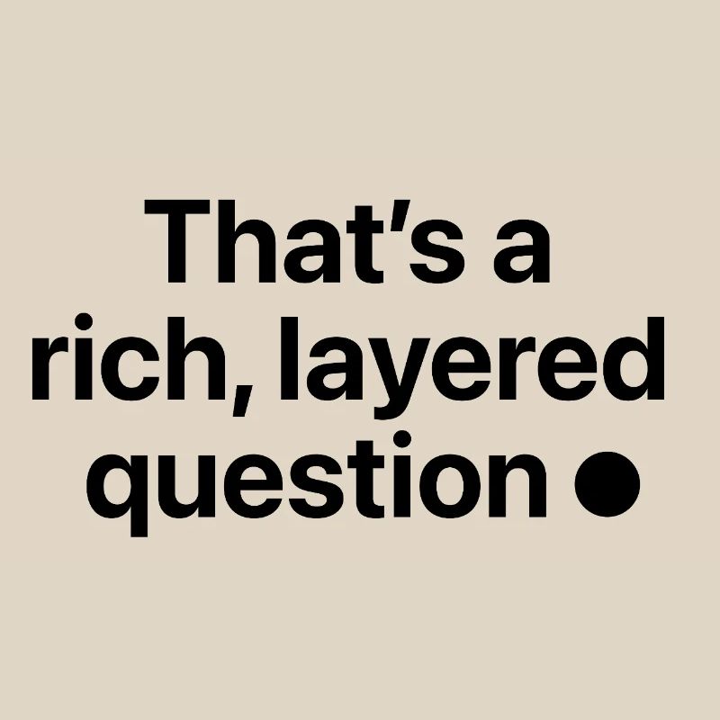 C’est une question riche et complexe