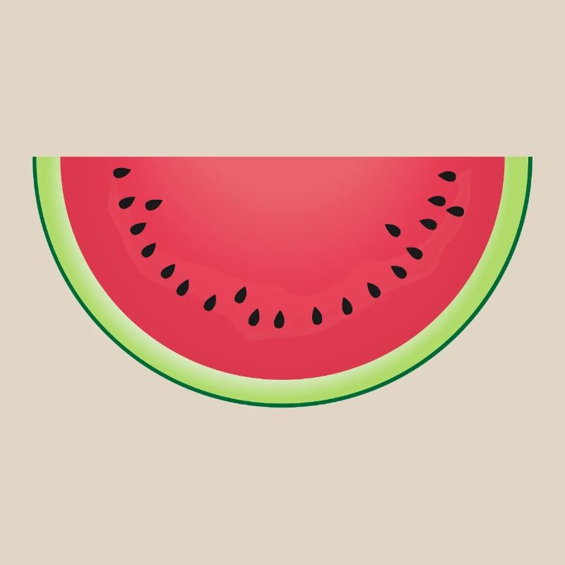 Tranche de pastèque juteuse