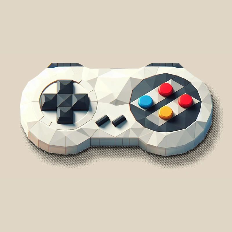 Retro Gaming Controller 16 Bit Konsole