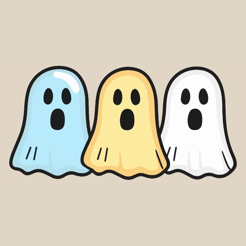 Ghosts Halloween Équipe drôle