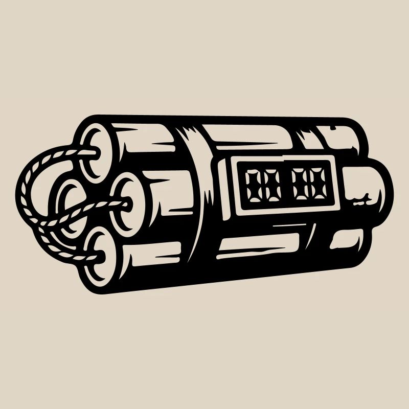 Time Bomb Explosive Dynamite