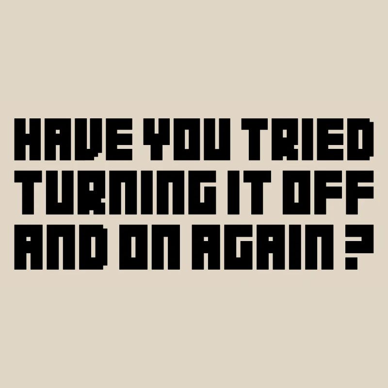 Turning It Off – Nerdiges Computer Statemen