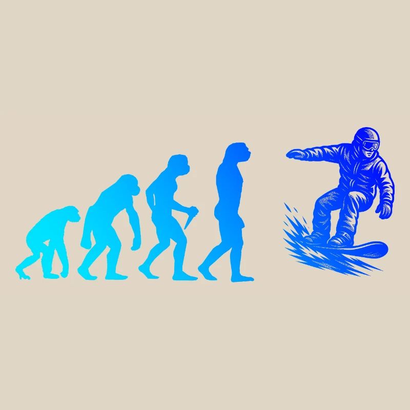 Modern Snowboard Artwork