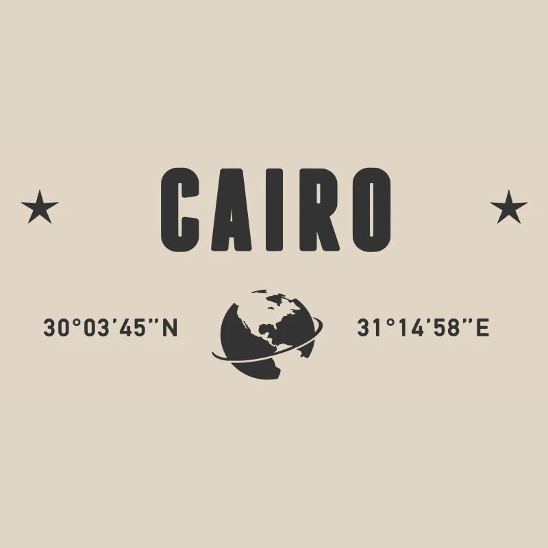 Cairo Egypt Coordinates Planet Earth