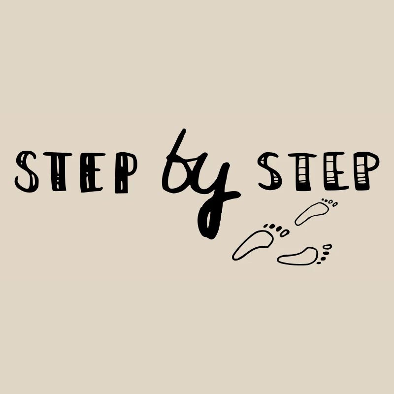 step by step