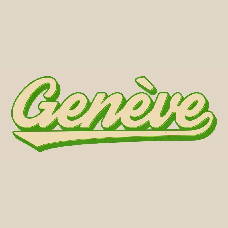 Genève Retro Script Limette