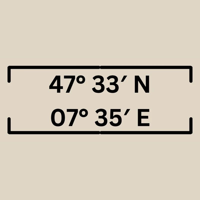 coordinates Basel Minimalist