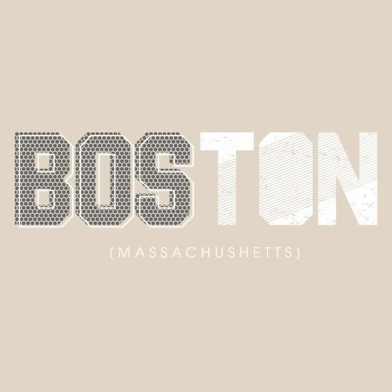 Conception de la silhouette de Boston Skyline