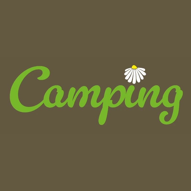 Citations de camping-campeur de fleurs de camping Vie estivale en van de loisir