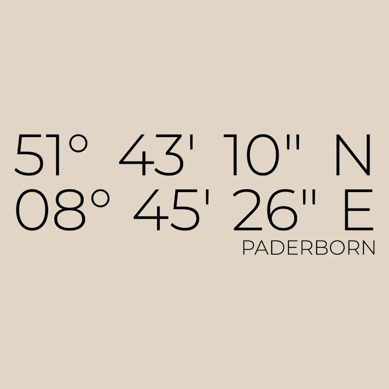 Coordinates Paderborn