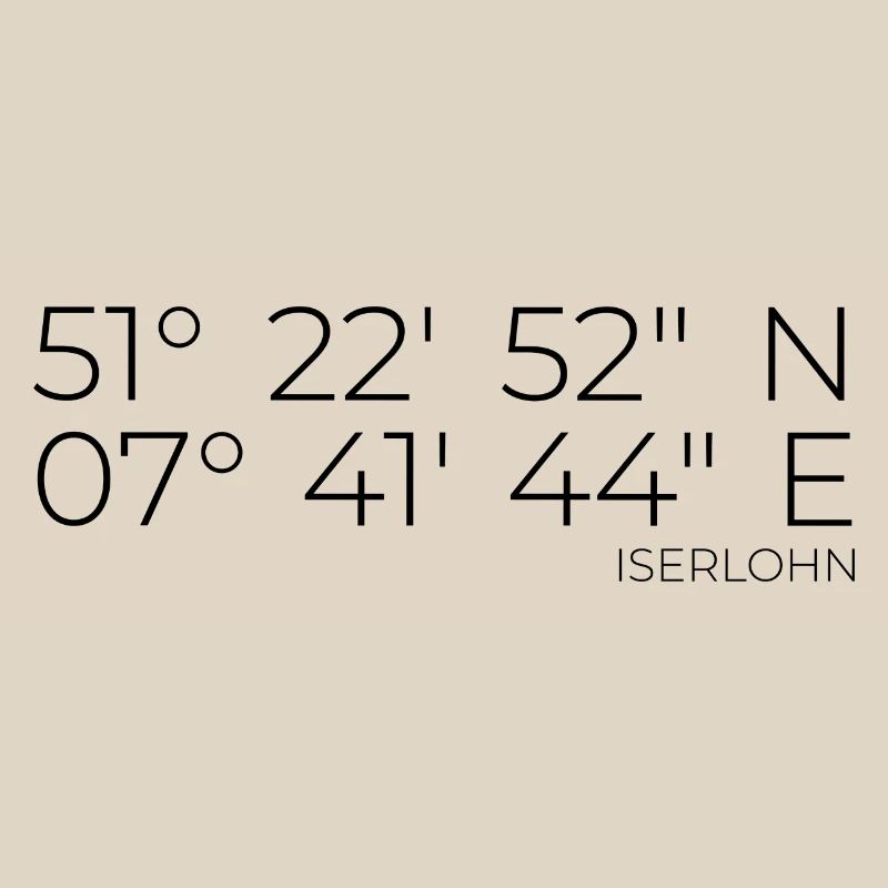 Coordinates Iserlohn