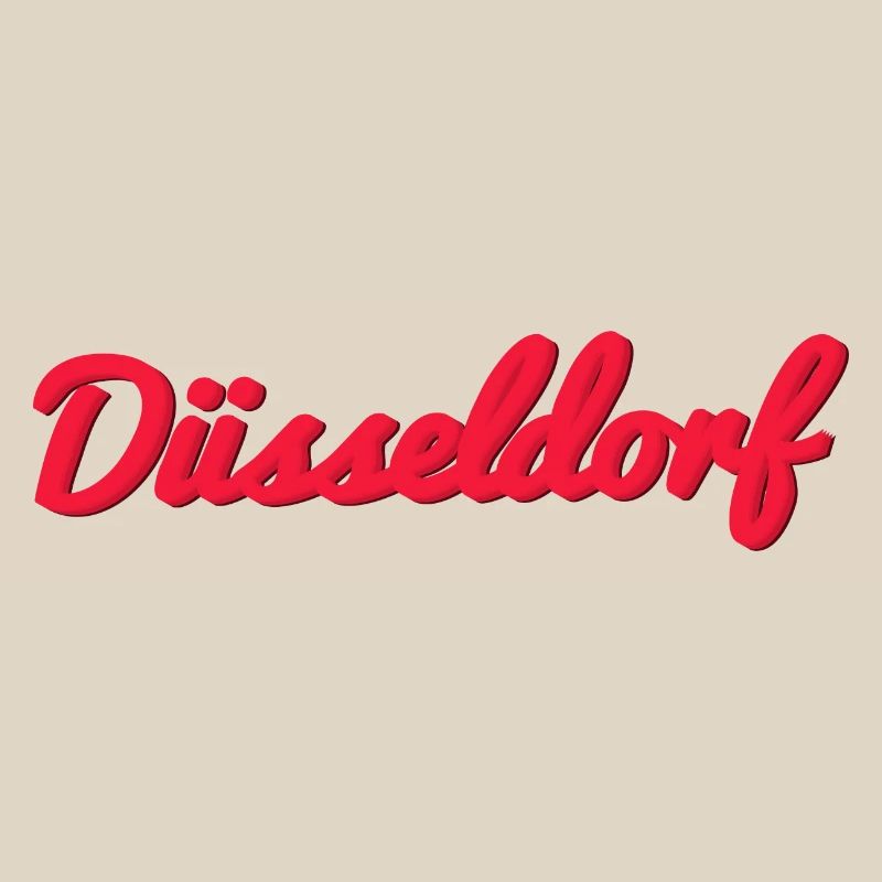 Düsseldorf Script Stadtlogo