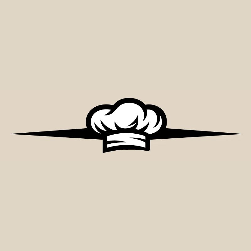 Chef's Hat Symbol Chef Line
