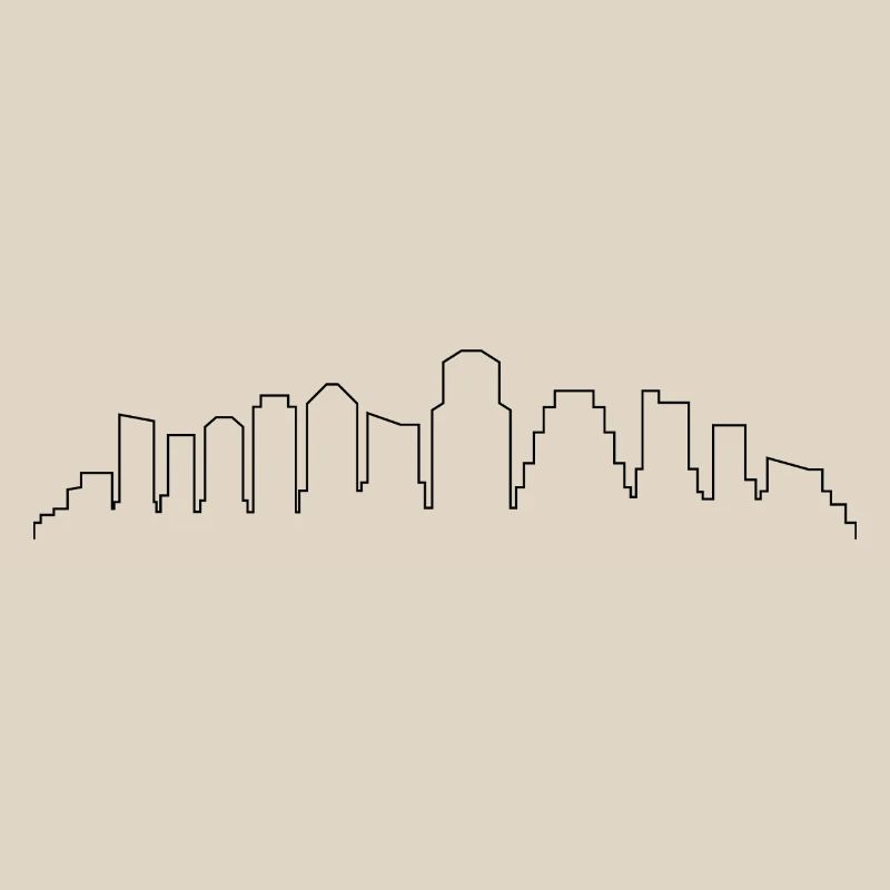 Austin skyline outline