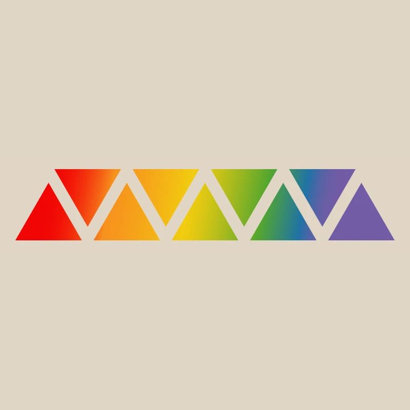 Rainbow triangle
