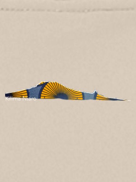 Mt Kilimanjaro kitenge