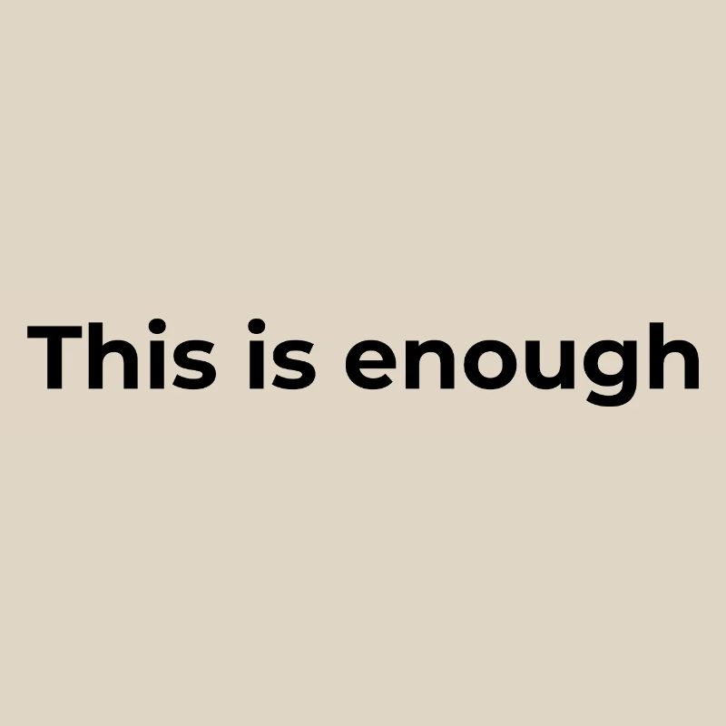Affirmation Gift | This is enough
