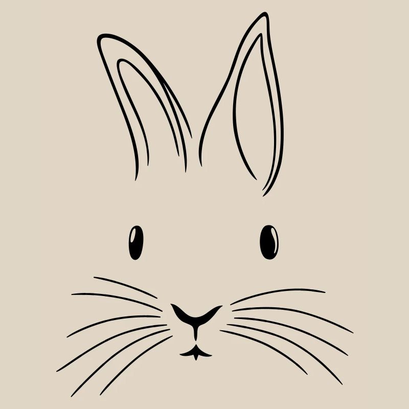 Minimalist Easter Easter Floppy Ear