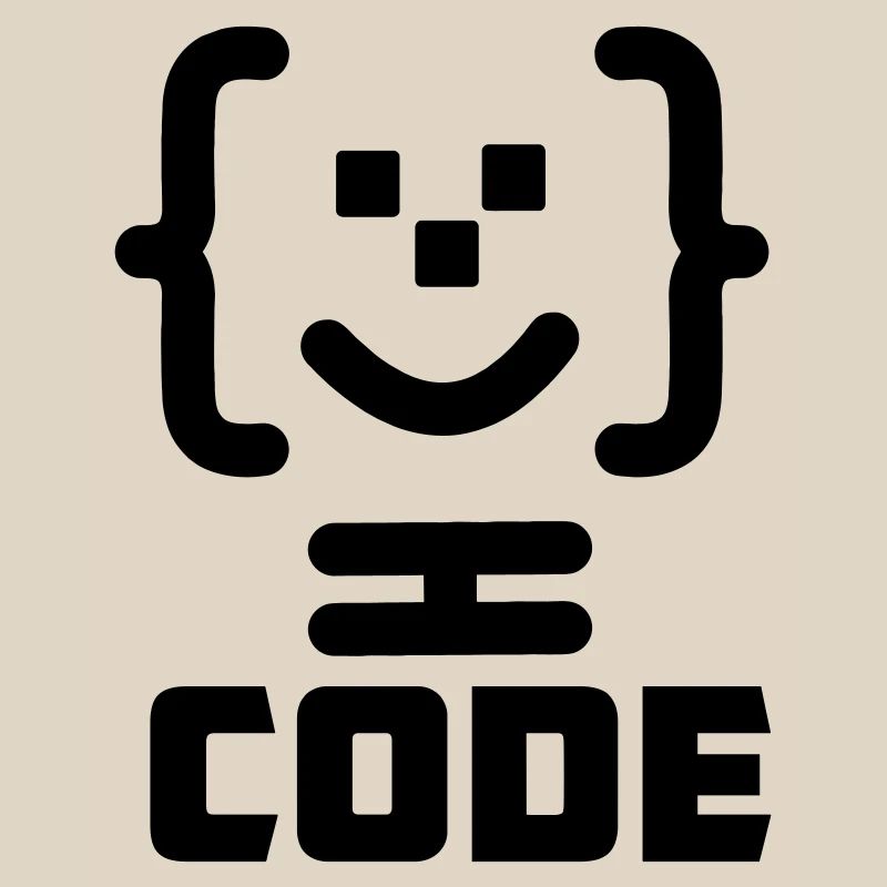 Hauptprogrammierer-Code-Logo mit Text CODE