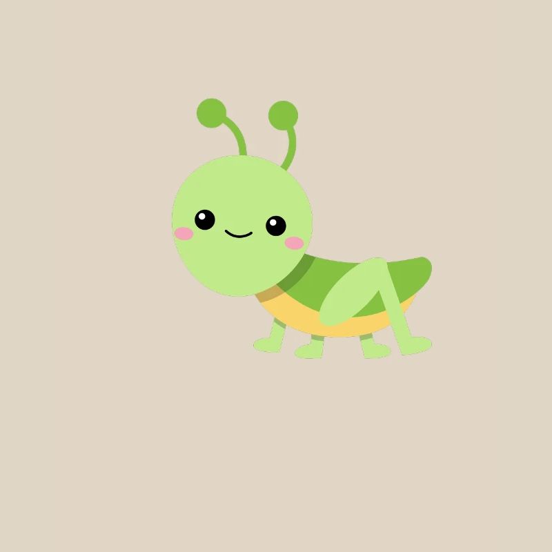 Lively grasshopper